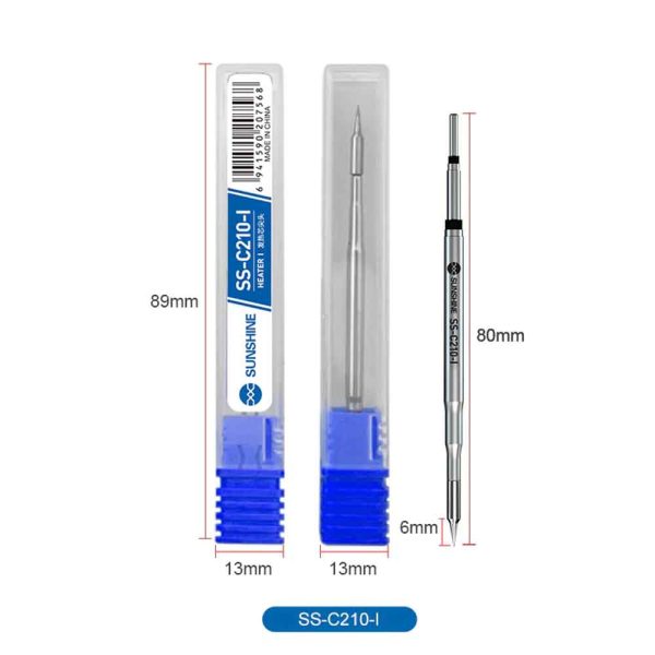 Sunshine SS-C210-I Soldering Iron Tip for T210